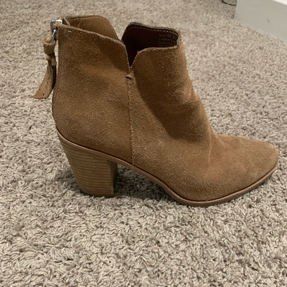 BP tan booties